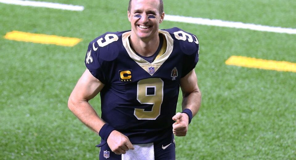 drew brees makes his nbc debut, internet amazed by his new hair